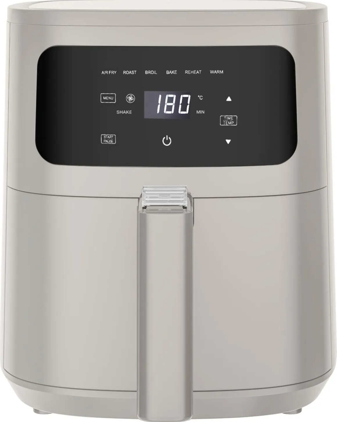 Airfryer keramisk, med timer, 5,8 liter