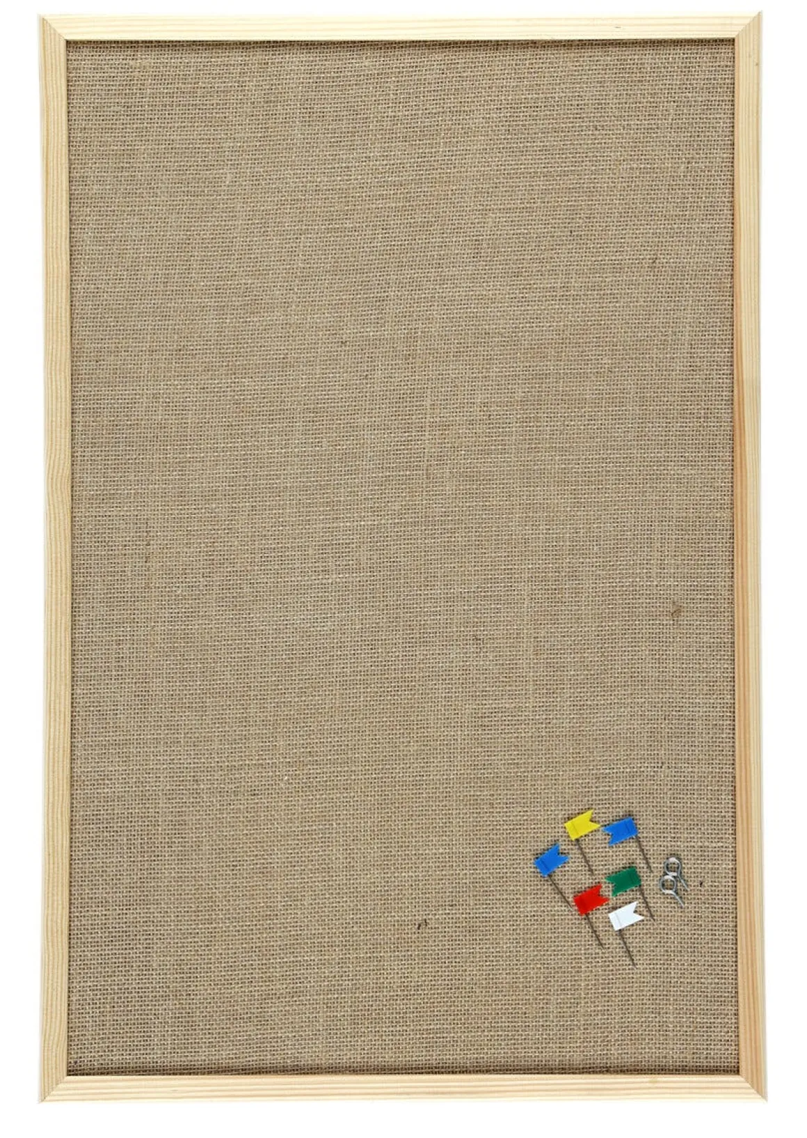 Anslagstavla jute 60x40 cm