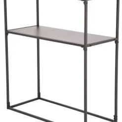 Avlastningsbord metall, svart