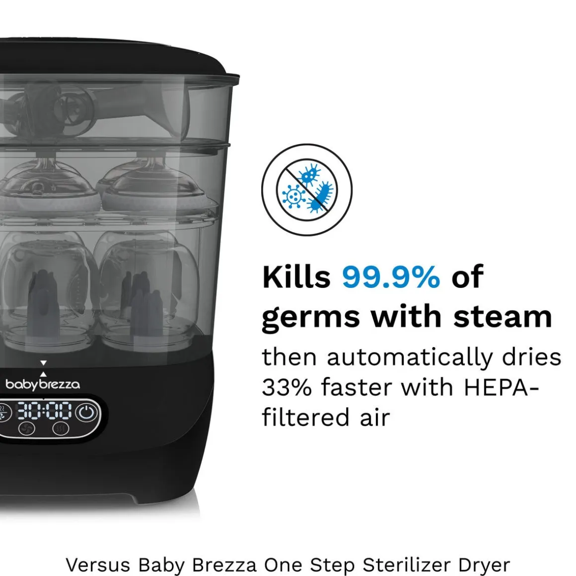 Baby Brezza One Step Sterilizer Dryer Advanced flasksterilisator och tork