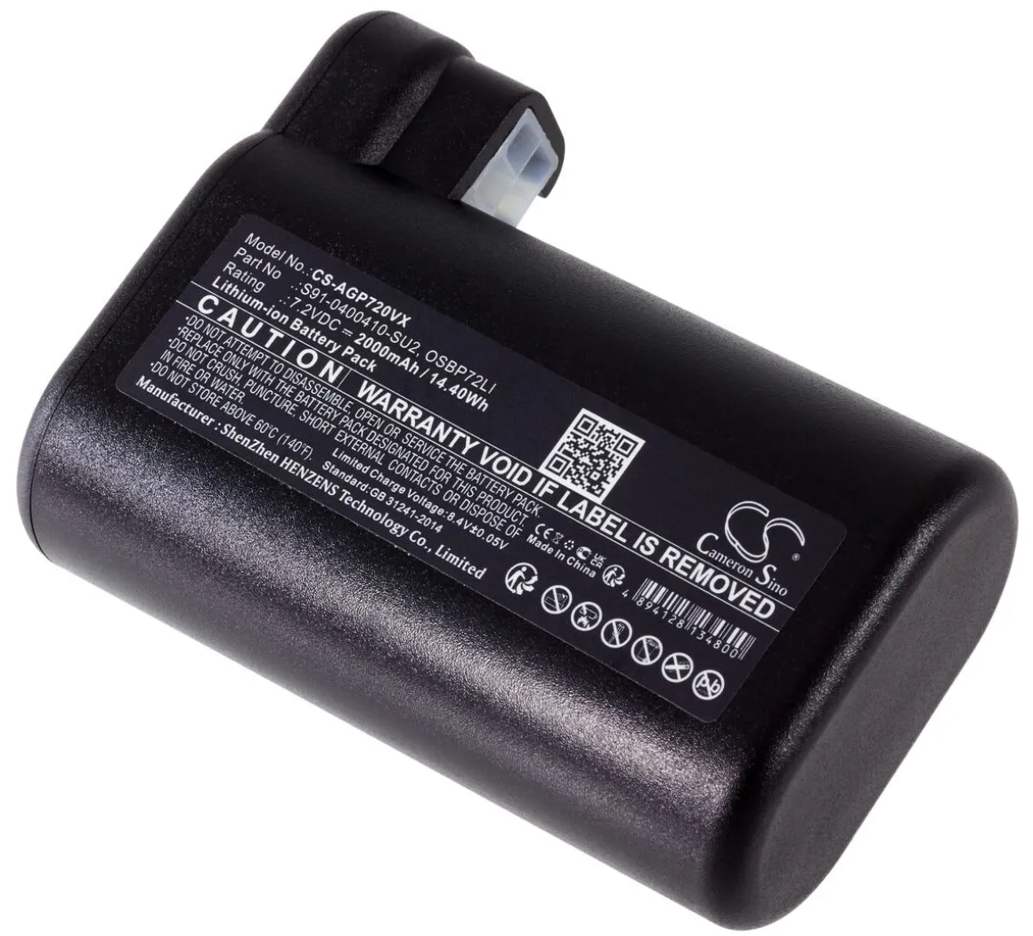 Batteri 7,2 V/2000 mAh till Electrolux/AEG/Osiris