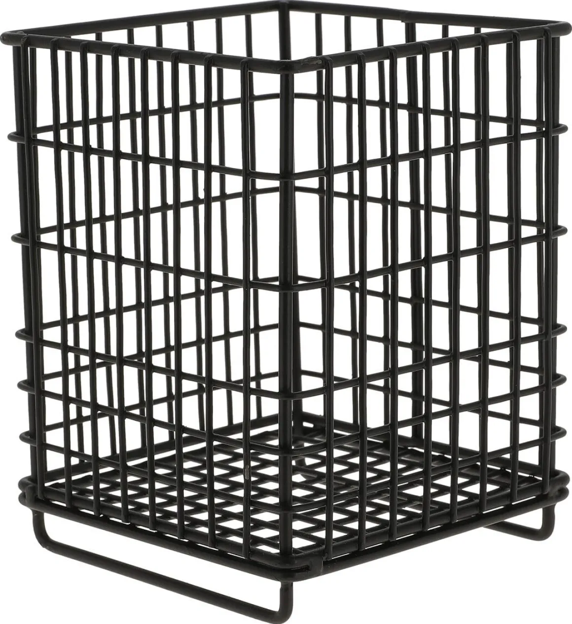 Bestickkorg metall svart