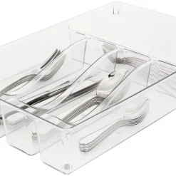 Besticklåda plast 40,5 x 30 x 7,3 cm