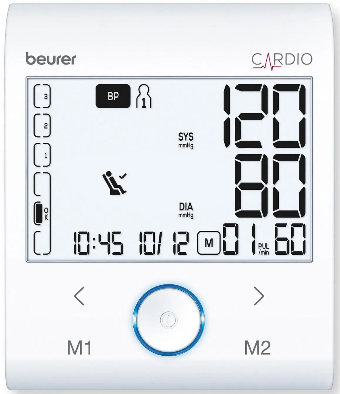 Beurer blodtrycksmätare BM 96 EKG Bluetooth, överarm