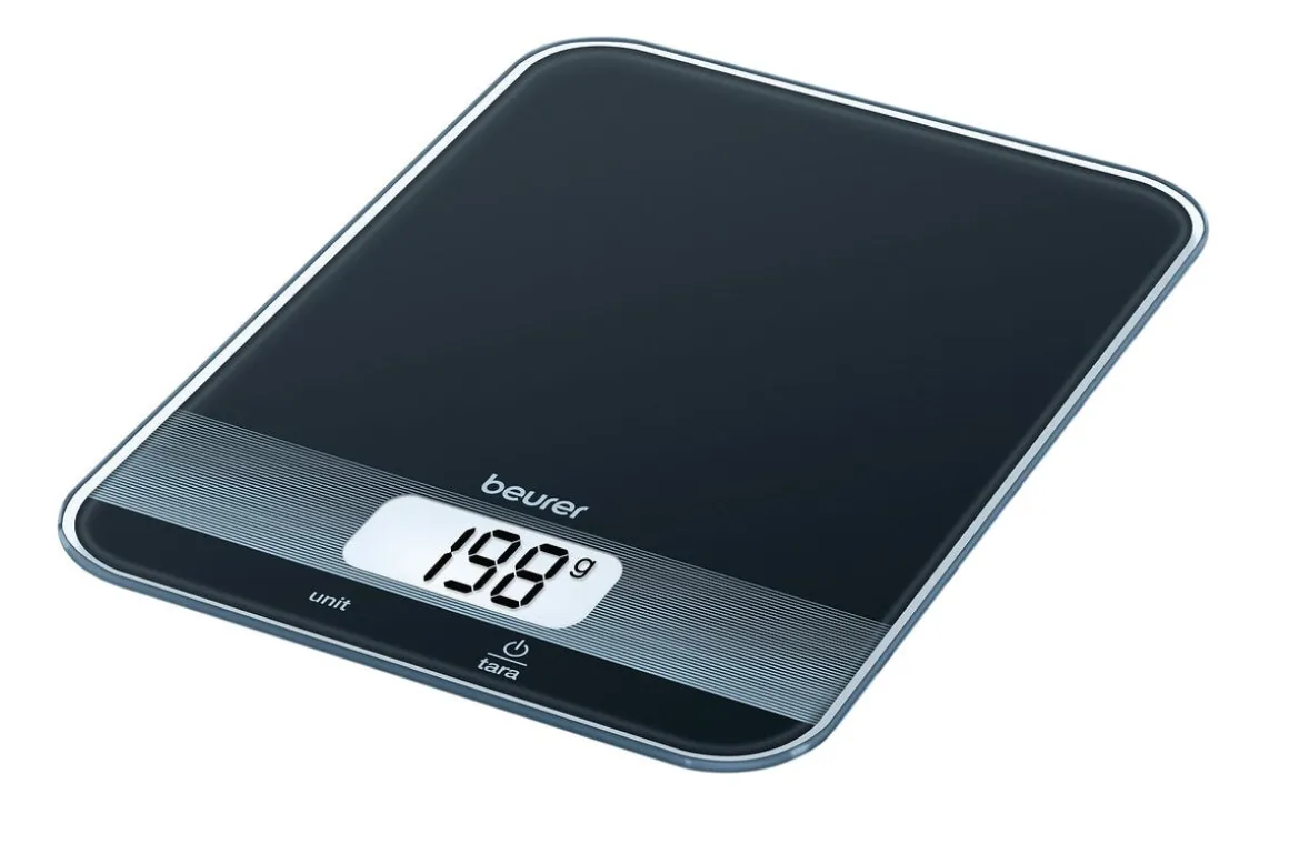 Beurer KS 19 digital köksvåg med glasplatta, upp till 5 kg