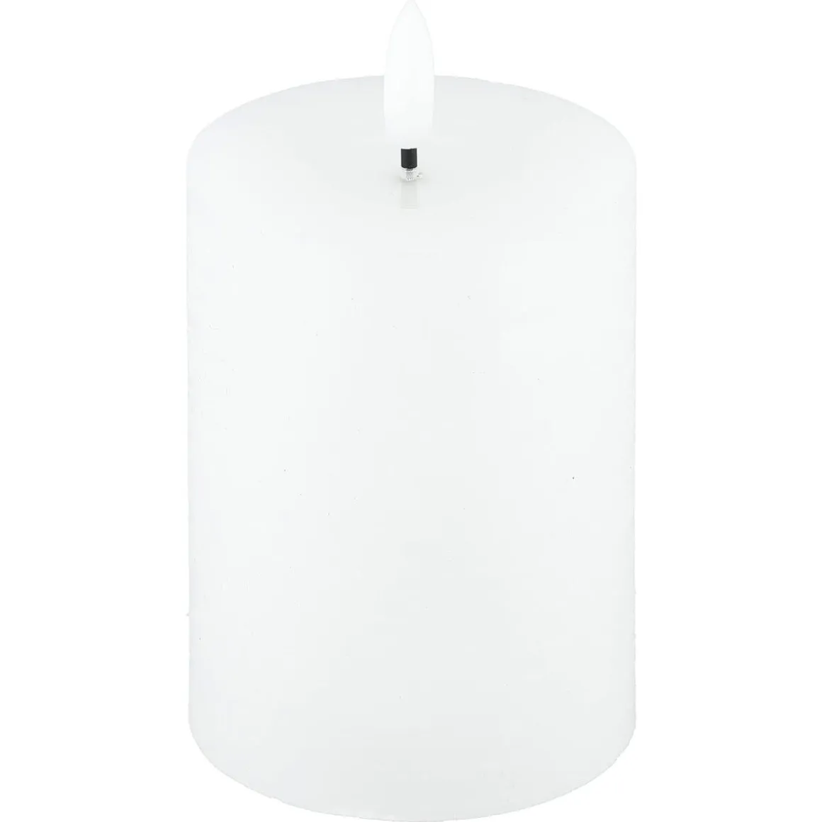 Blockljus LED med timer, vit, Northlight, diameter 7,5 cm