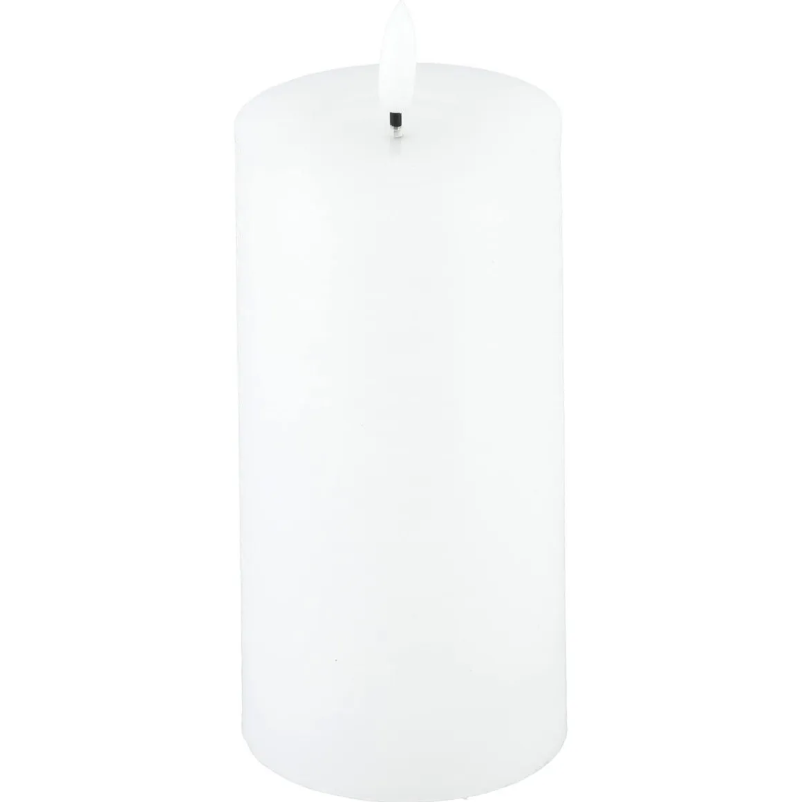 Blockljus LED med timer, vit, Northlight, diameter 7,5 cm