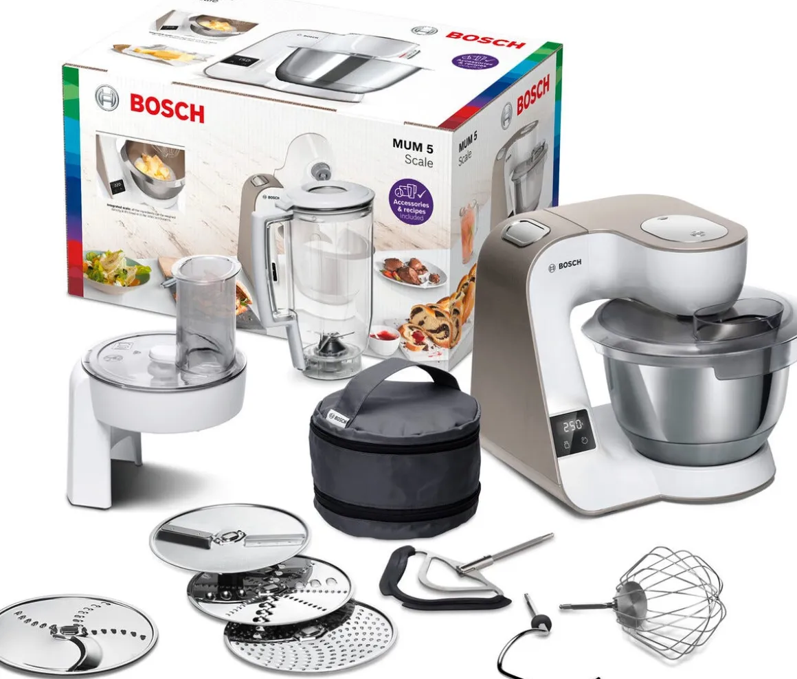 Bosch MUM5XW20 matberedare med våg MUM5, 1000 W
