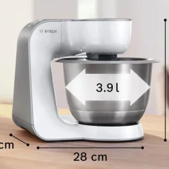 Bosch Serie 4 köksmaskin MUM58200, vit, silver, 1000 W