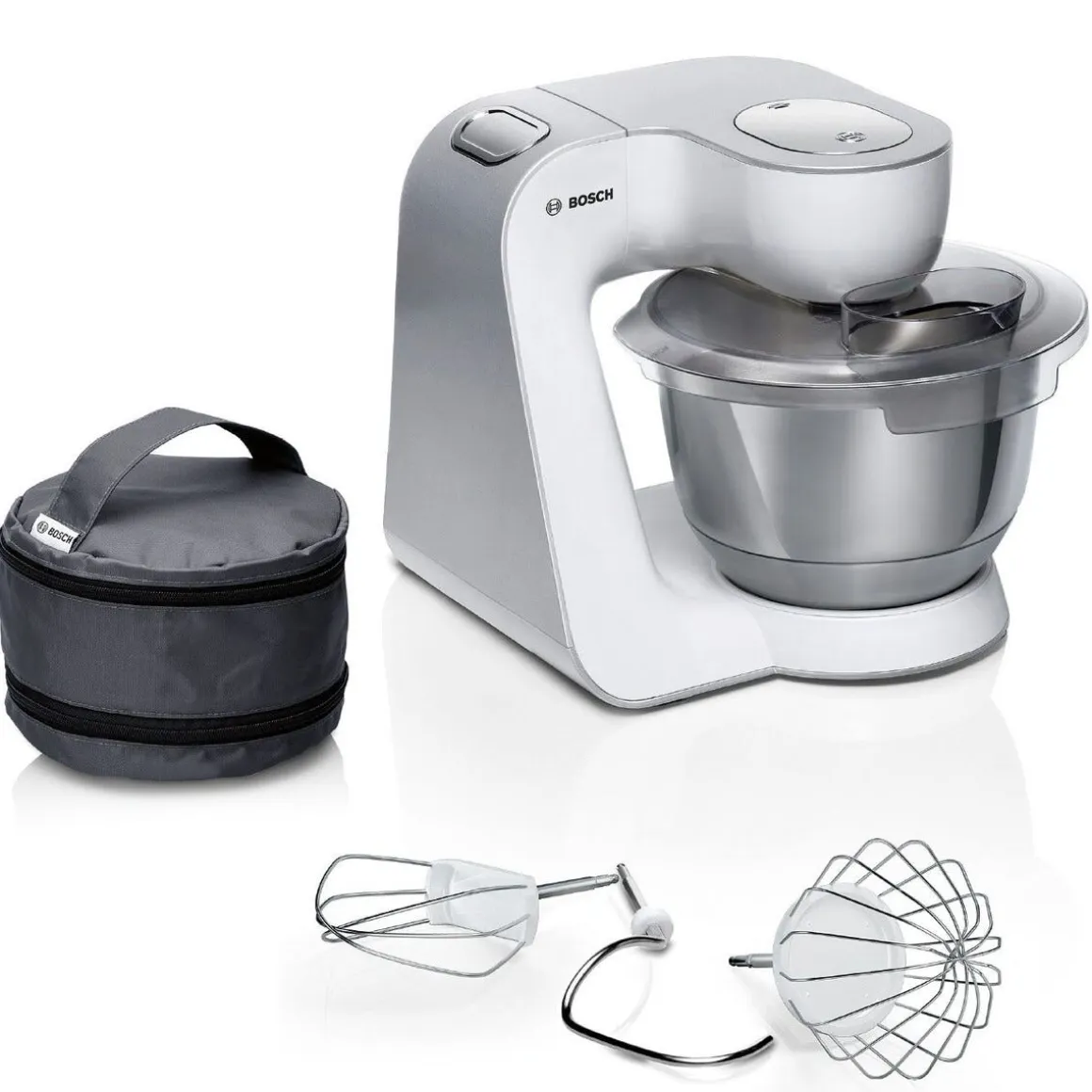 Bosch Serie 4 köksmaskin MUM58200, vit, silver, 1000 W