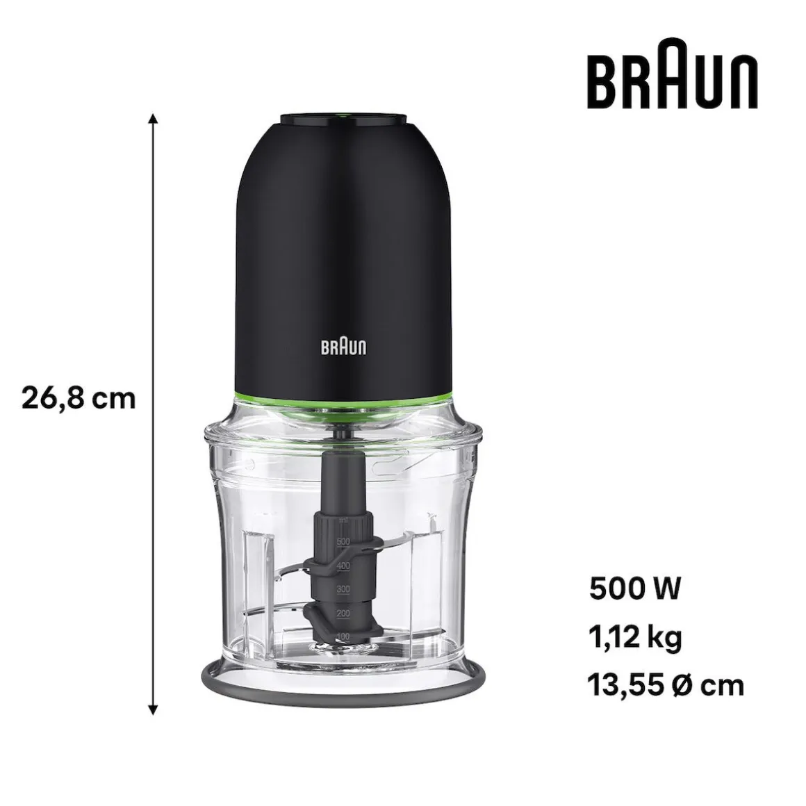Braun MultiPractic 3 hackare och iskross CH3011BK