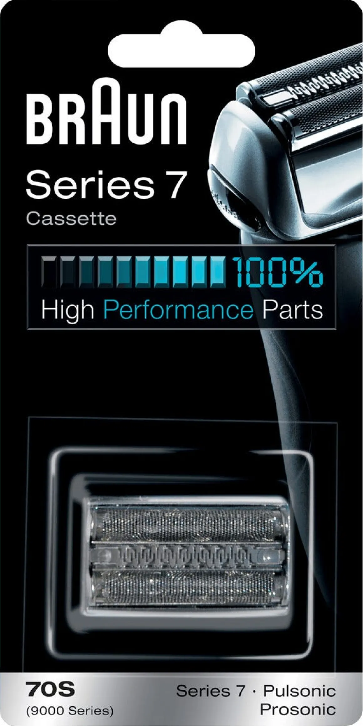 Braun 70S series 7, rakhuvud silver