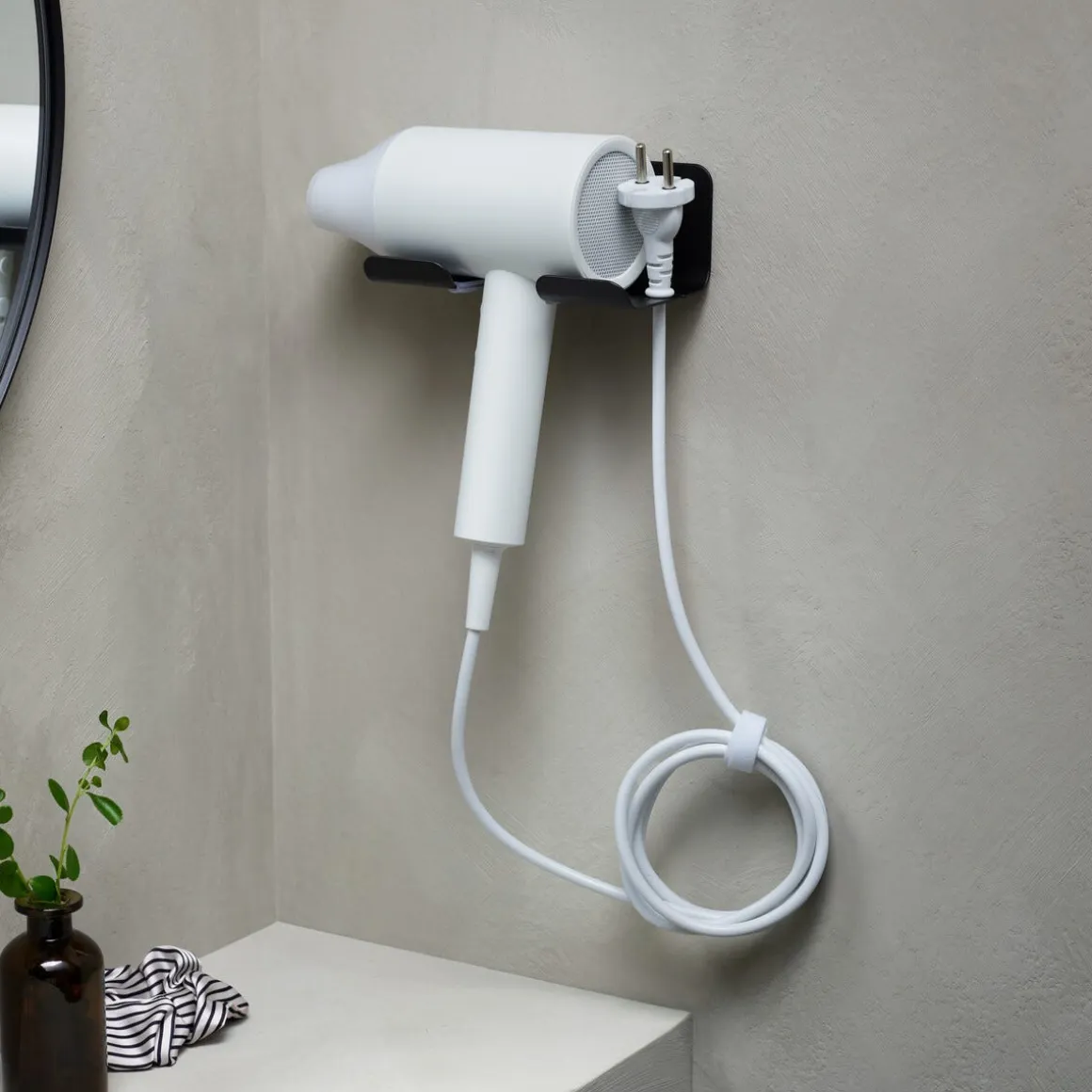 Capere hårfön med diffuser vit, 1800 W