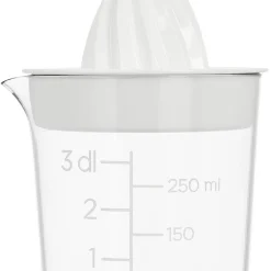 Citruspress manuell i plast, 0,3 liter