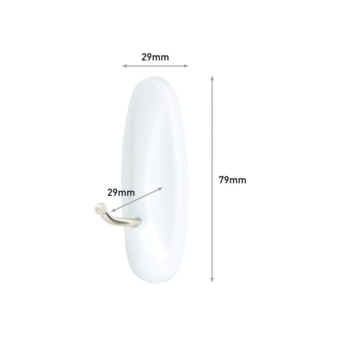 Command krokar ståltråd medium, 2-pack