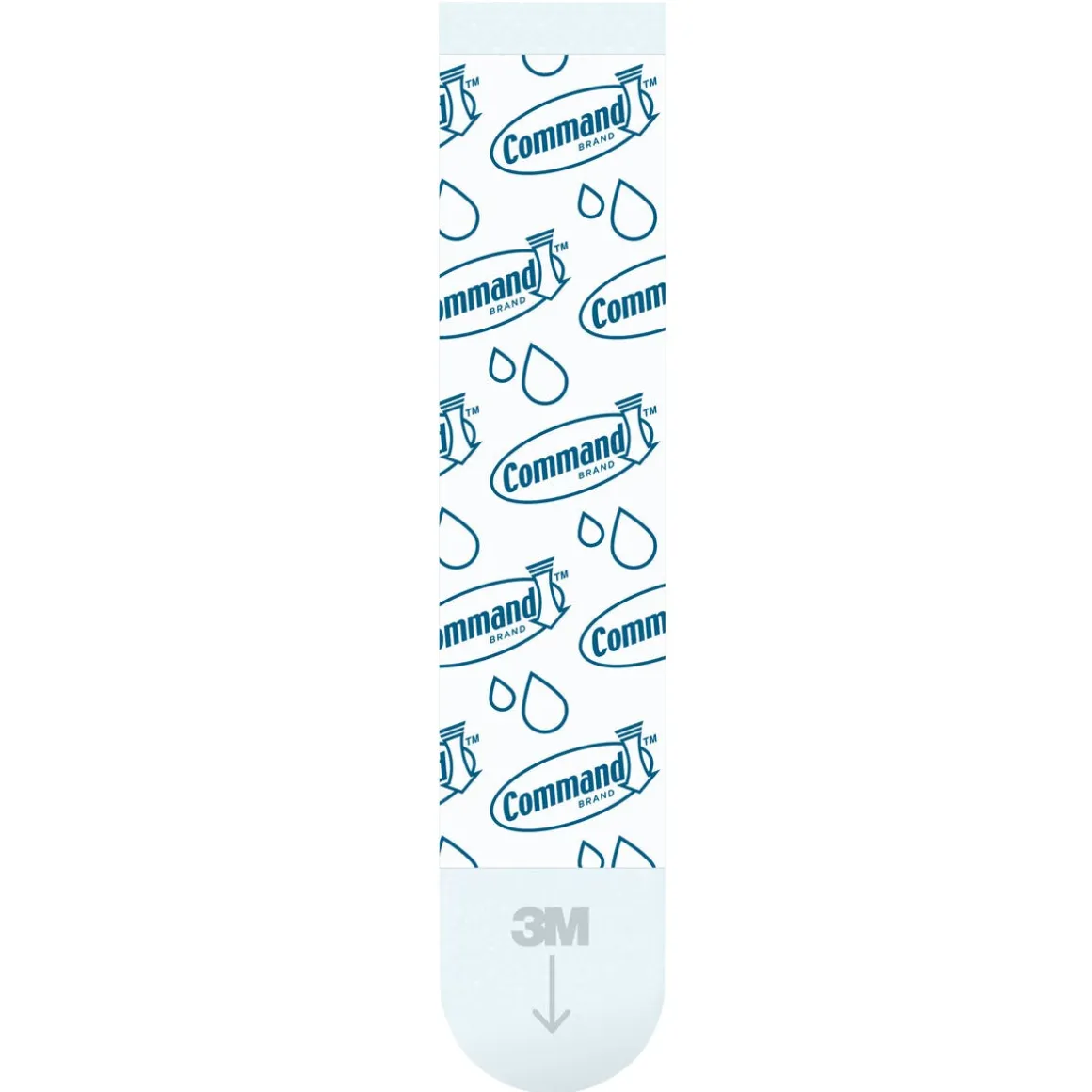 Command självhäftande strips L, badrum, 2,2 kg, 8-pack