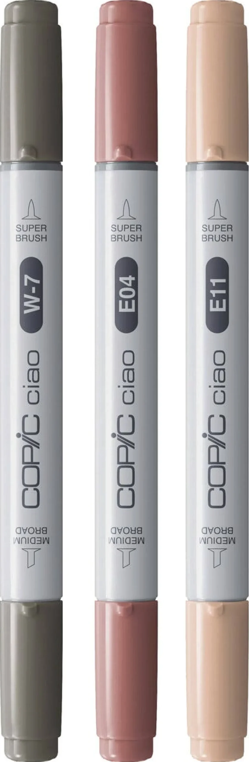 Copic Ciao Layer & Mix, pennor Warm Palette, 3-pack