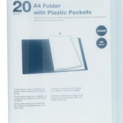 Demopärm A4, 20 fickor