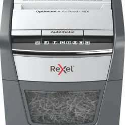 Dokumentförstörare Rexel Optimum AutoFeed 45X, korsstrimling