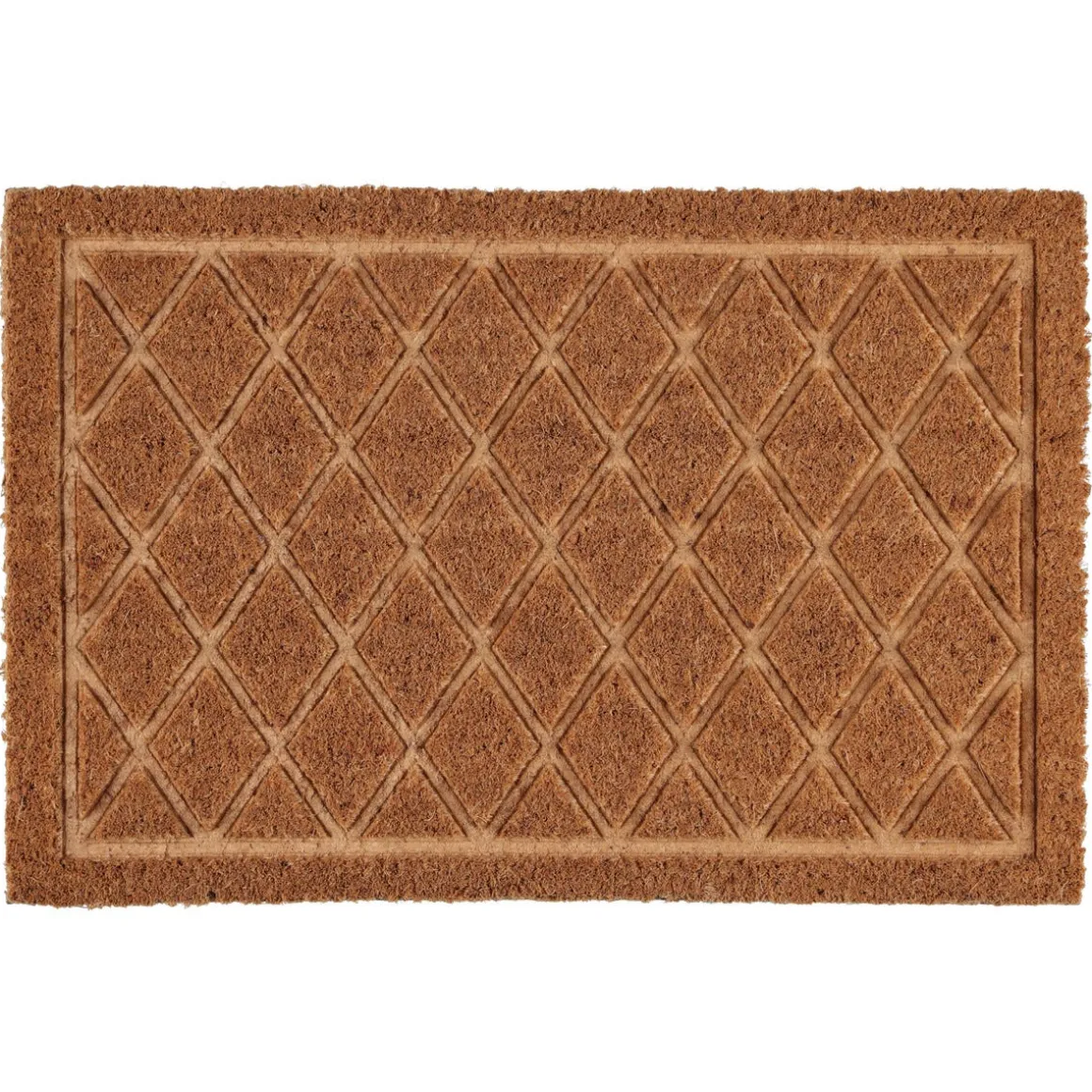 Dörrmatta Diamonds inomhus, kokosfiber, 40 x 60 cm