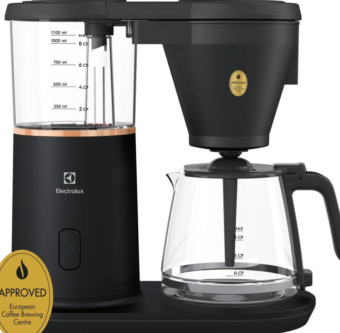 Electrolux Explore 7 kaffebryggare, 9 koppar, svart