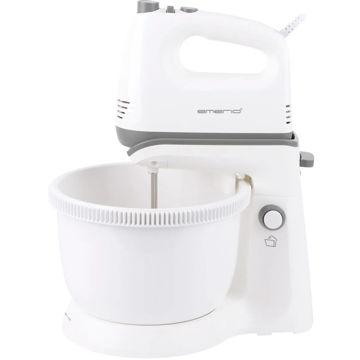 Emerio elvisp med bunke, HM-133014, 400 W, vit