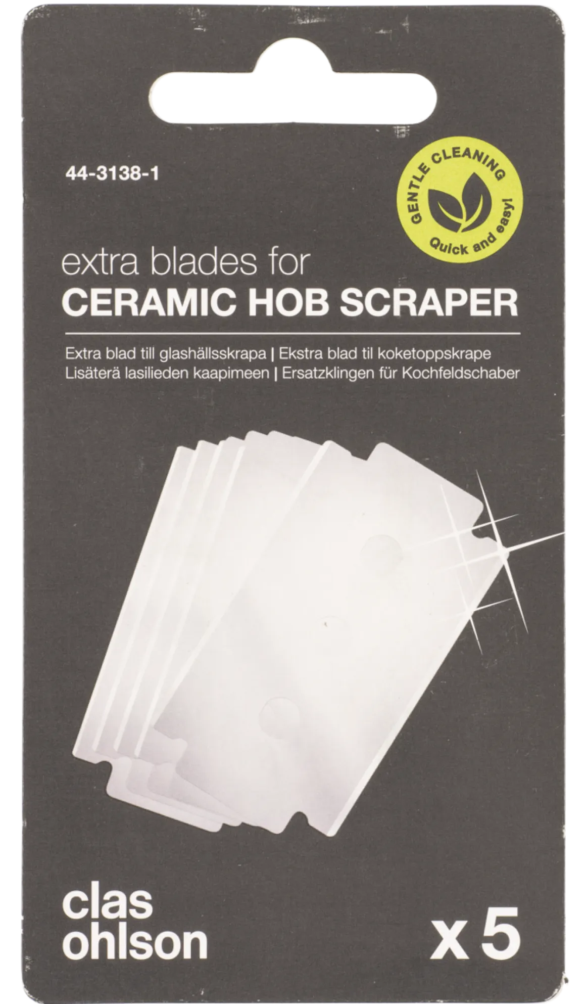 Extra blad till glashällsskrapa