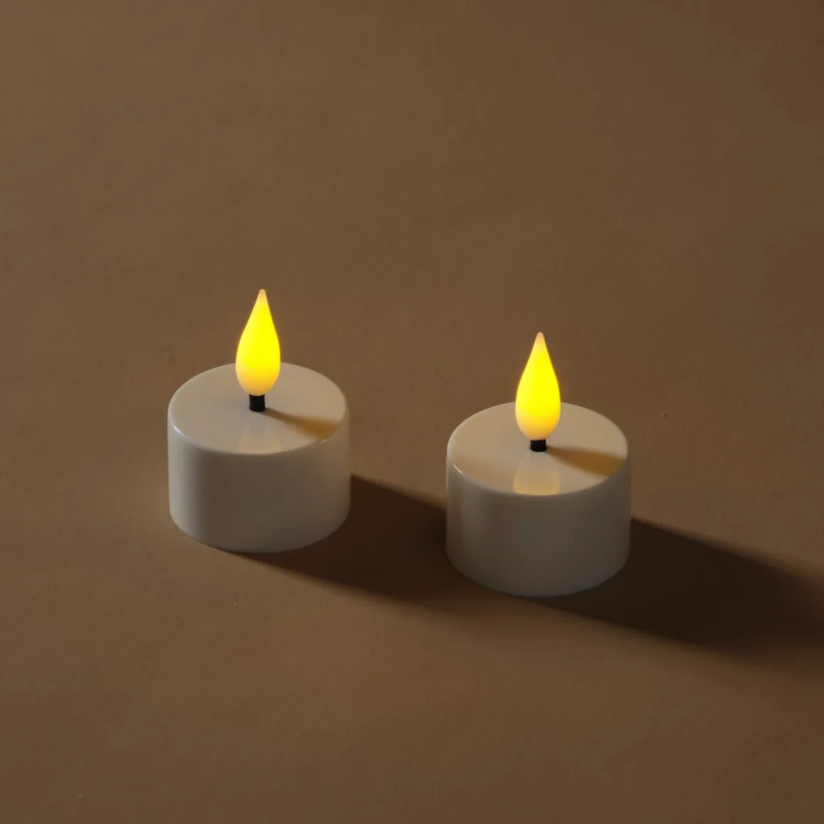 Extra värmeljus LED uppladdningsbara 2-pack, Northlight