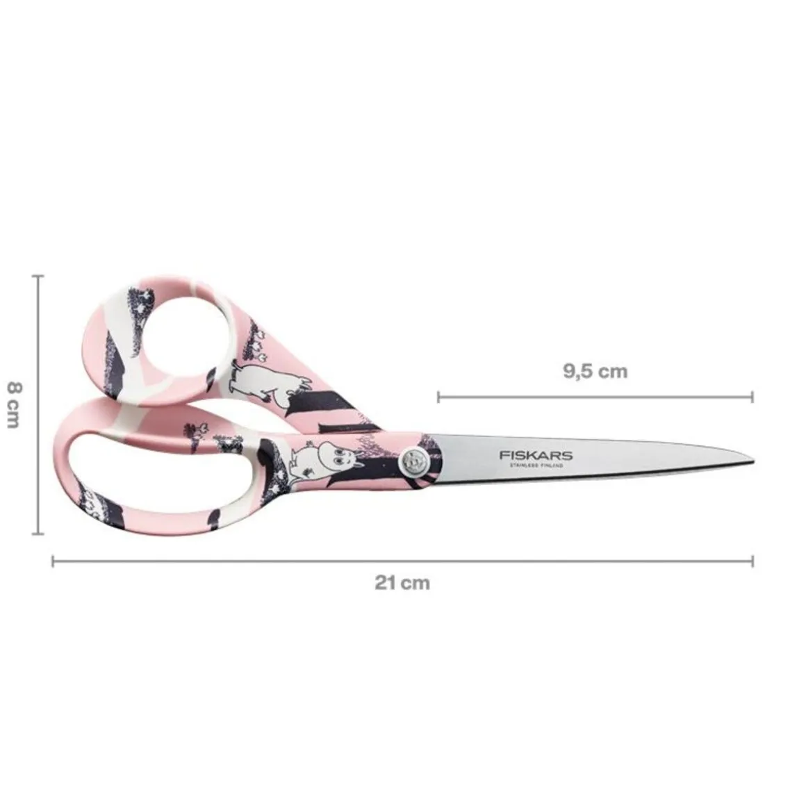 Fiskars Mumin Love sax universal, höger, 21 cm