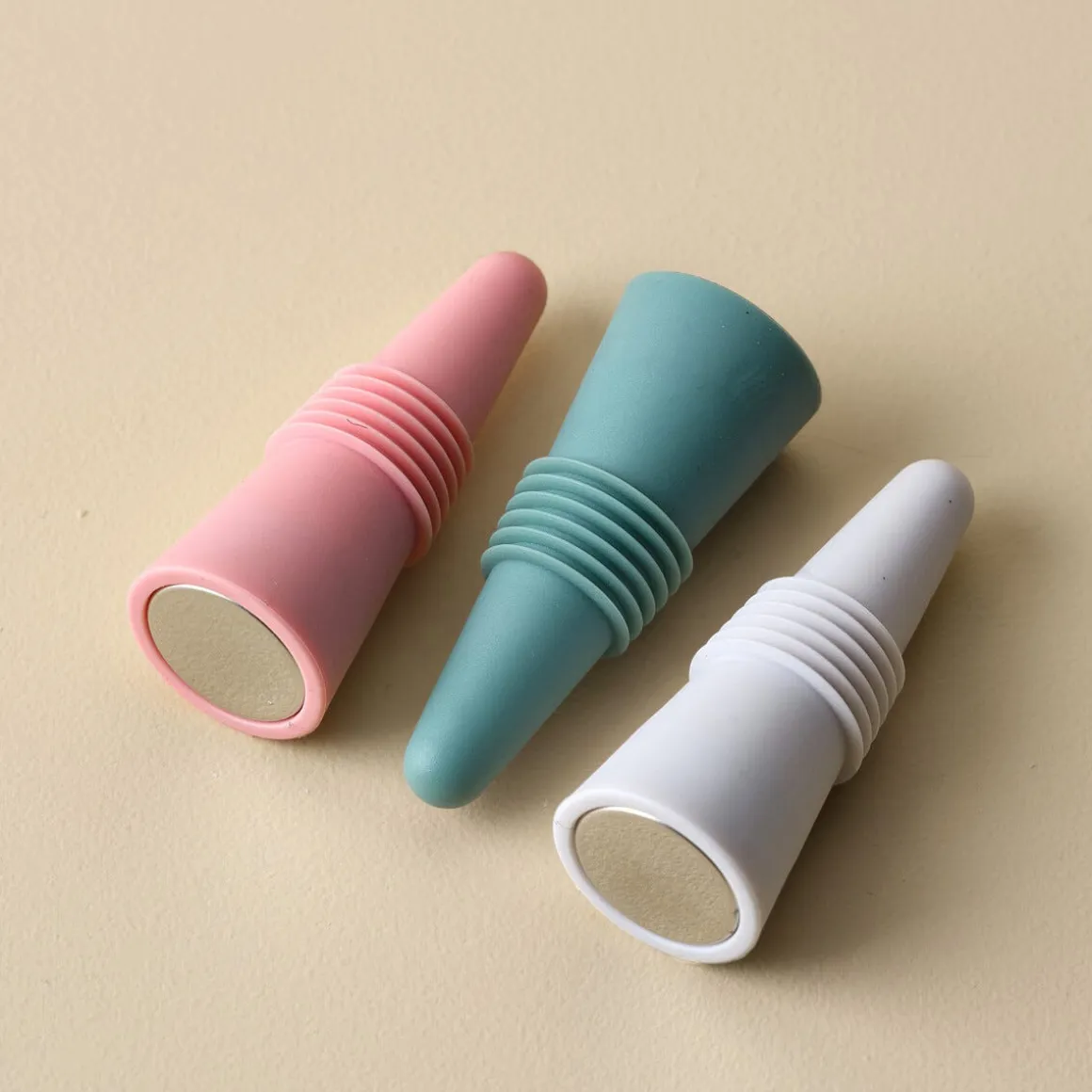 Flaskkork i silikon, 3-pack