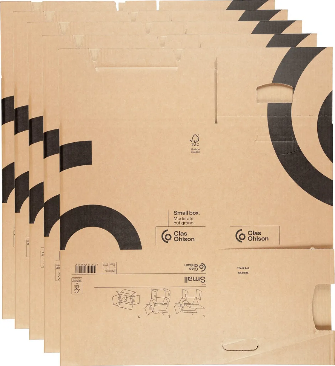 Flyttlåda small 40,5 x 30,5 x 32,5 cm, 5-pack