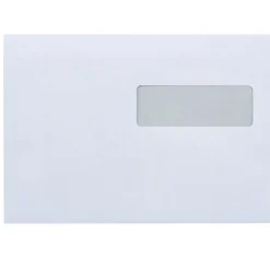 Fönsterkuvert C5 H2, vita, 50-pack