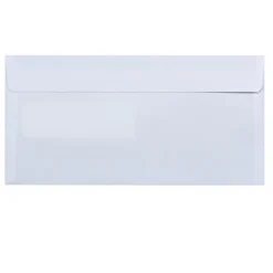 Fönsterkuvert E65 H2, vita, 50-pack