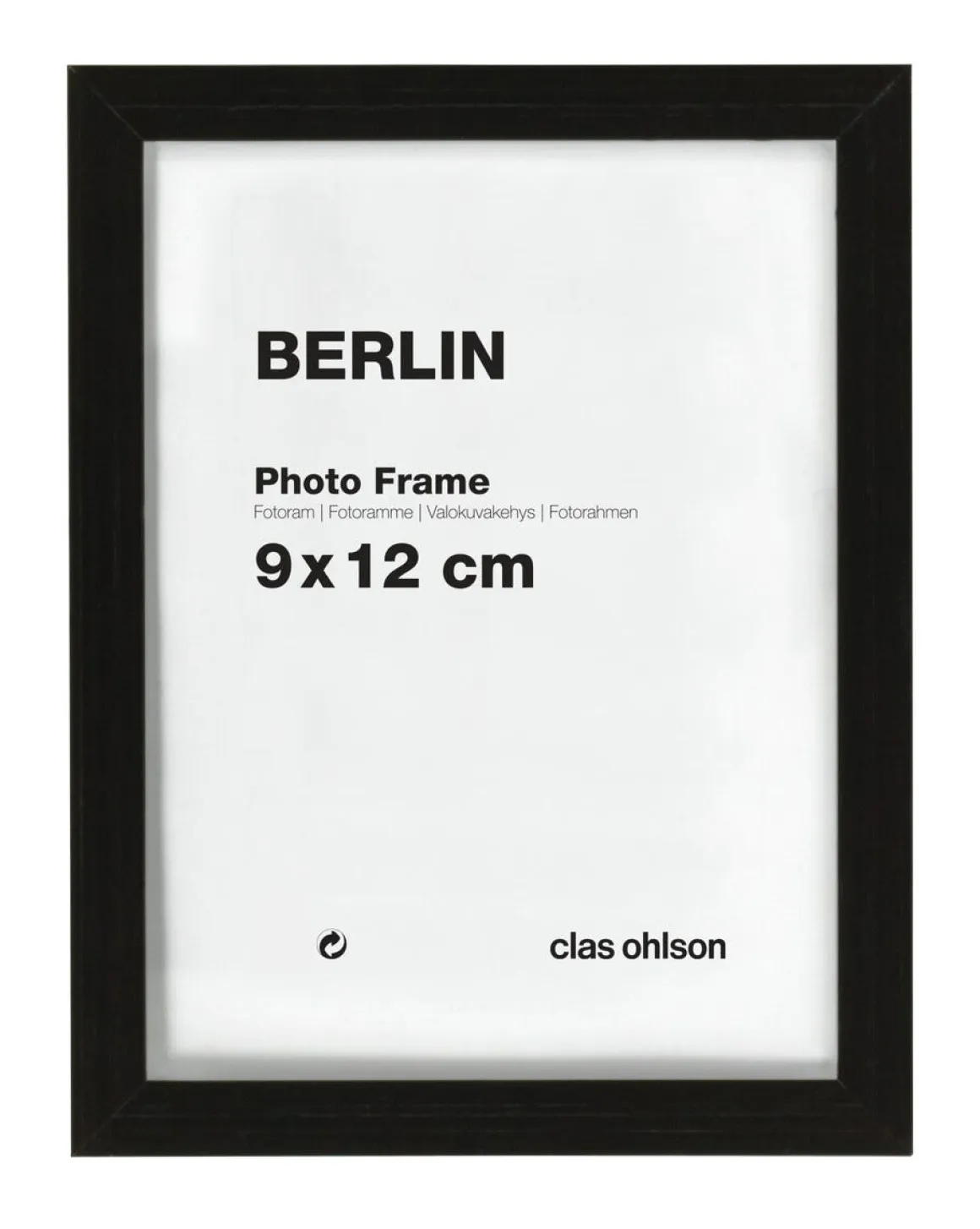 Fotoram Berlin, svart