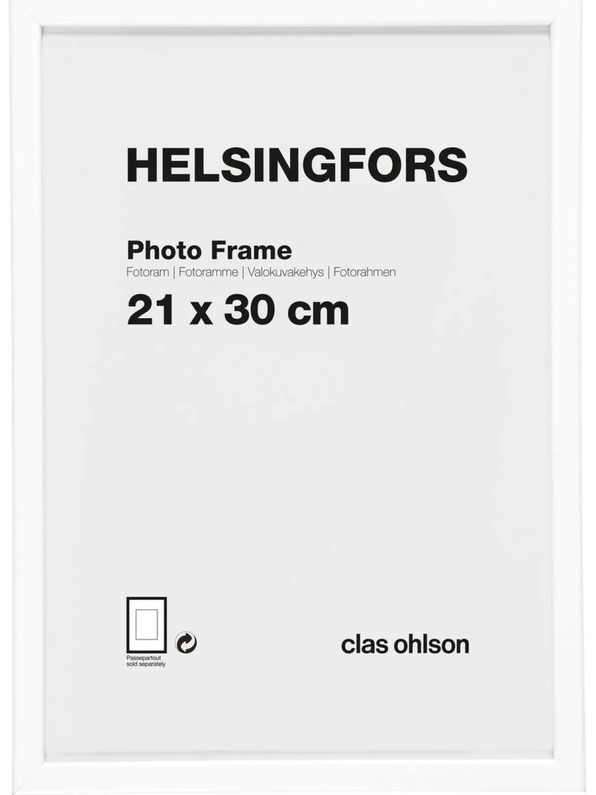Fotoram Helsingfors 2-pack, vit