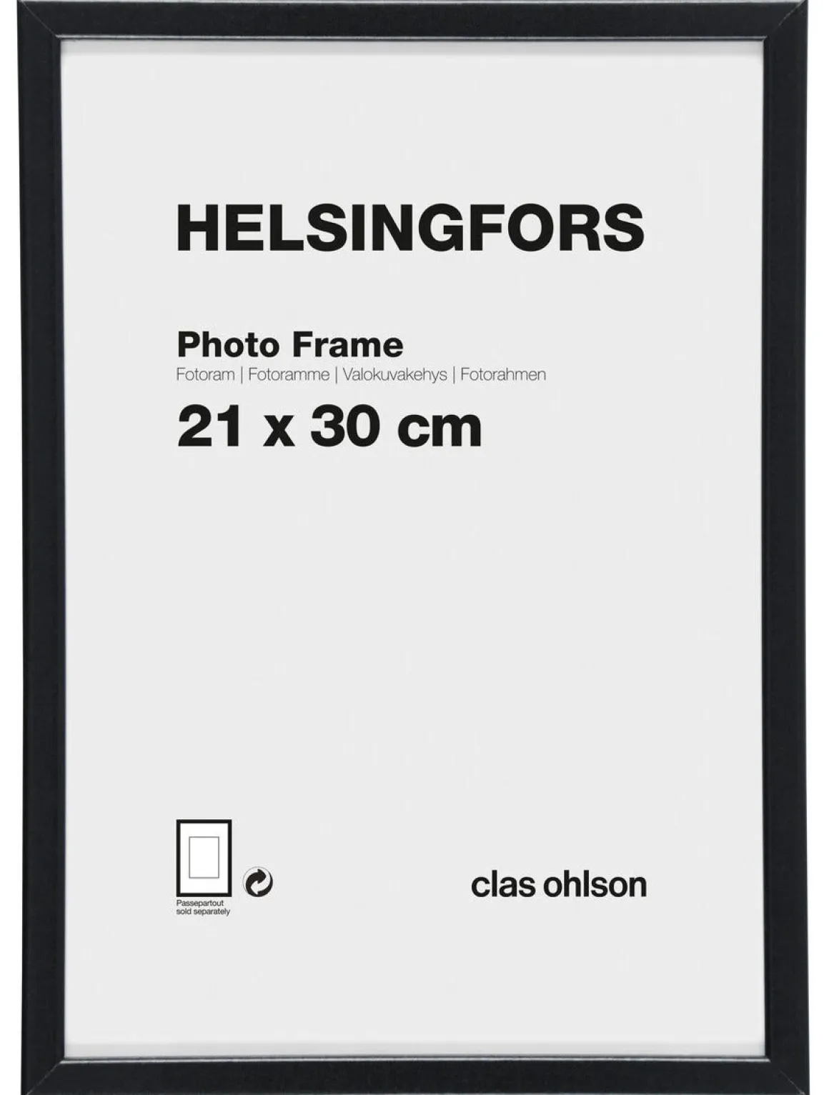 Fotoram Helsingfors 2-pack, svart