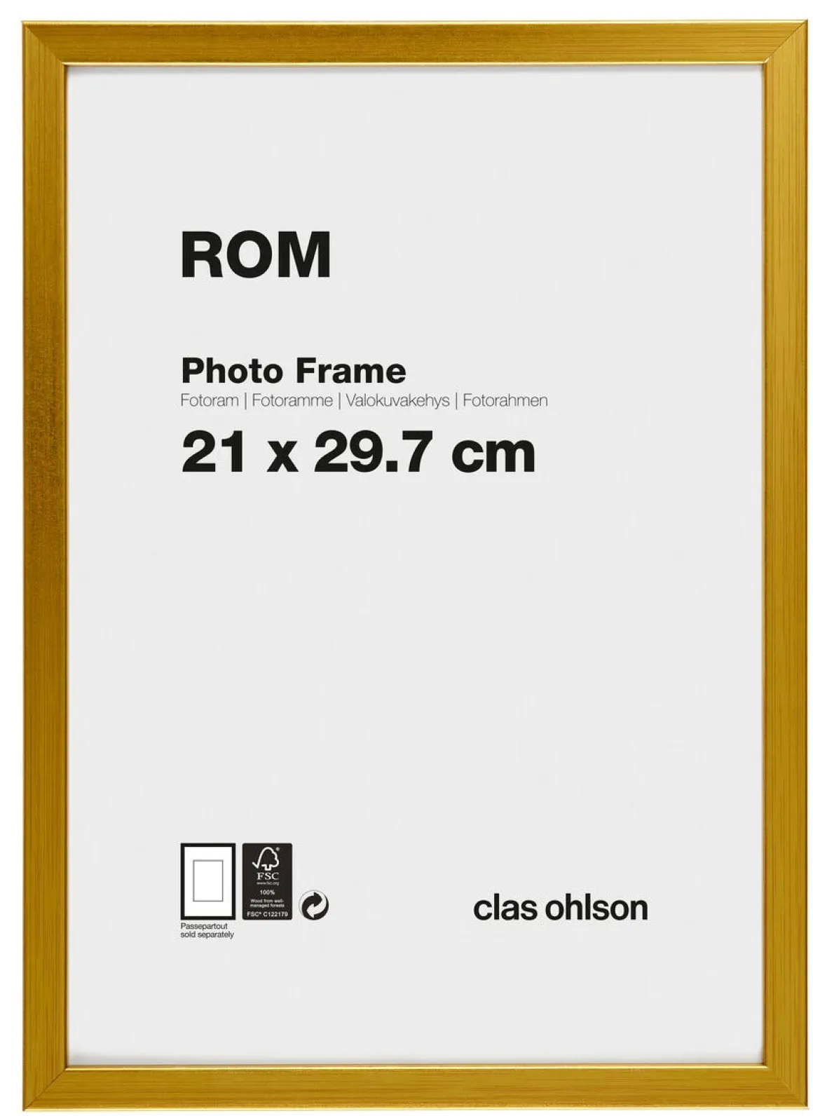 Fotoram Rom, trä