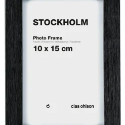 Fotoram Stockholm, svart