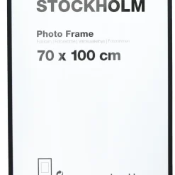 Fotoram Stockholm, svart