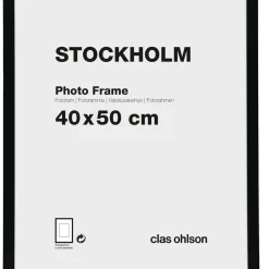 Fotoram Stockholm, svart