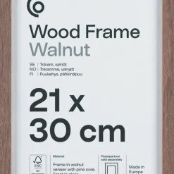 Fotoram trä FSC 21x30 cm