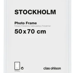 Fotoram Stockholm, vit