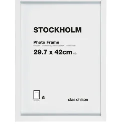 Fotoram Stockholm, vit