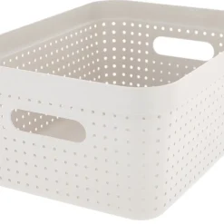 Förvaringskorg Neat beige, återvunnen plast