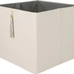 Förvaringslåda kvadrat, konstläder
