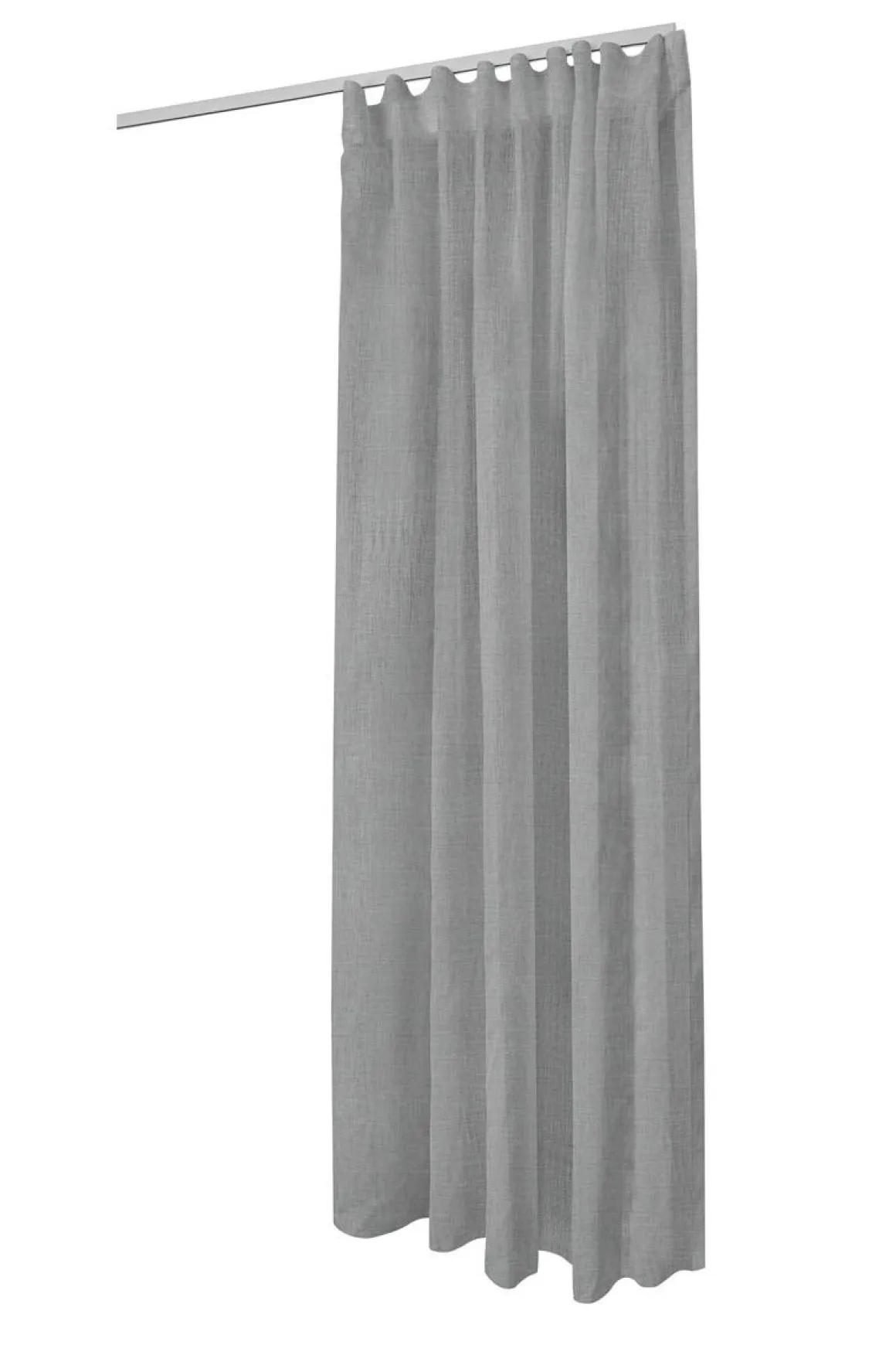 Gardin Shimmer tunn med multiband, ljusgrå, 1-pack