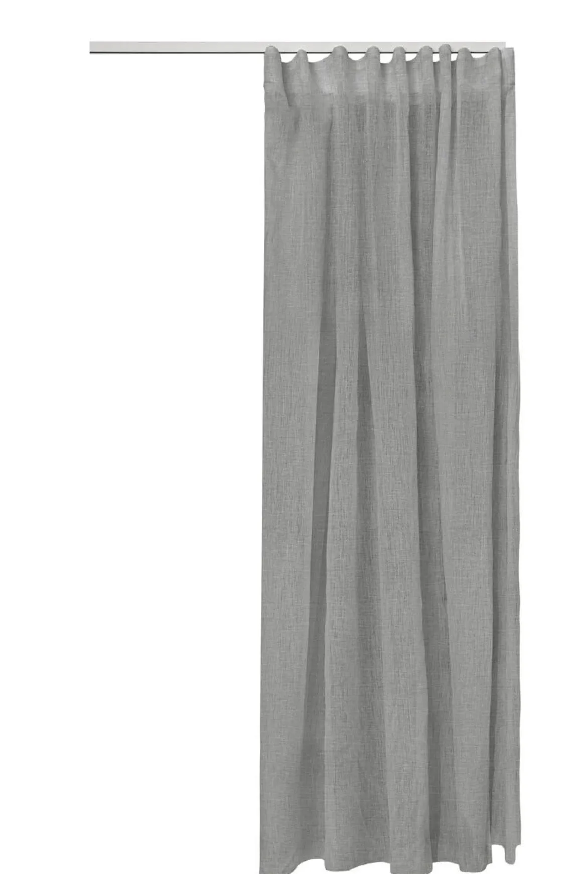 Gardin Shimmer tunn med multiband, ljusgrå, 1-pack