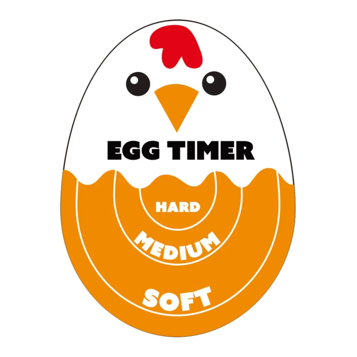 Äggtimer med färgskiftning för perfekt kokta ägg