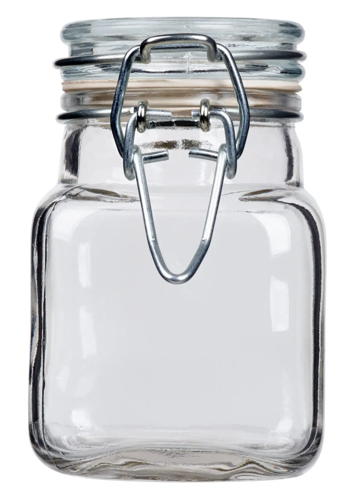 Glasburk med lock