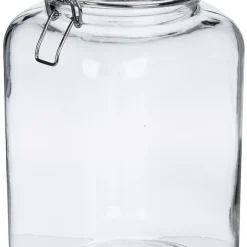 Glasburk med lock